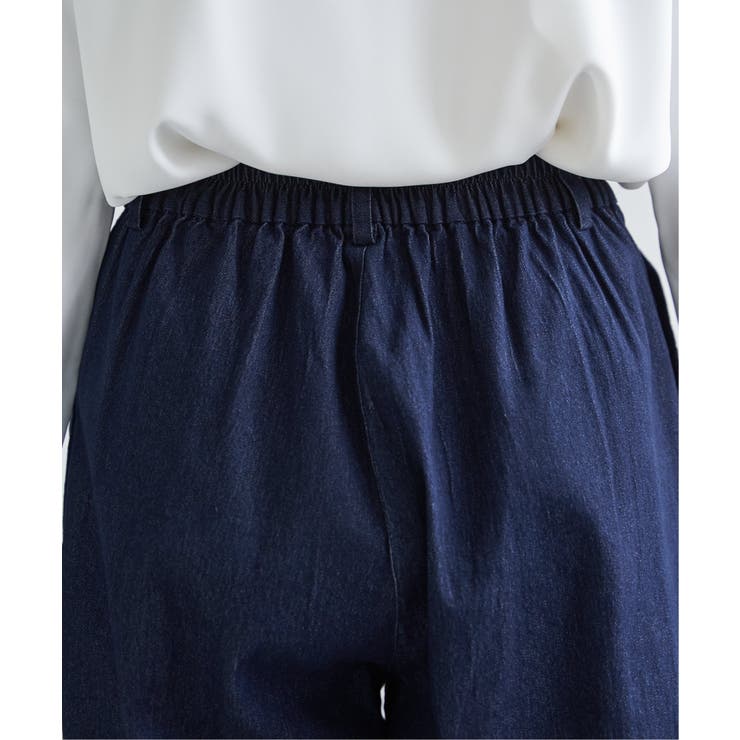 デニム／チノワイドパンツ | ikka  | 詳細画像38 