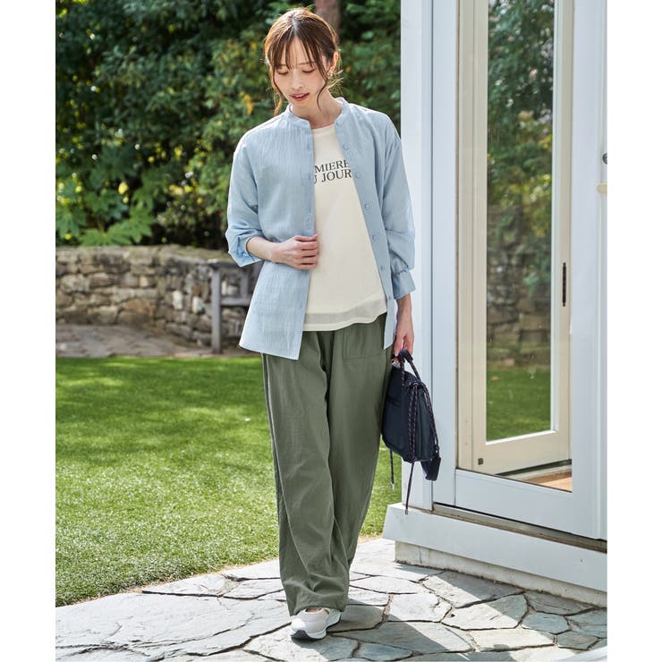 【接触冷感／速乾】ドライテックチノベイカーパンツ | ikka  | 詳細画像8 