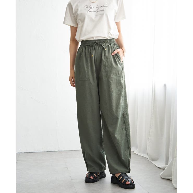 【接触冷感／速乾】ドライテックチノベイカーパンツ | ikka  | 詳細画像10 