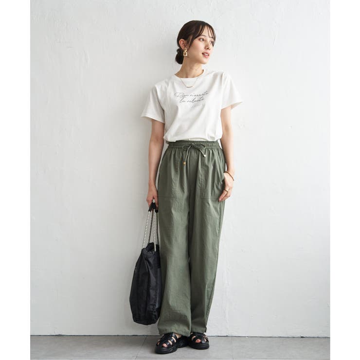 【接触冷感／速乾】ドライテックチノベイカーパンツ | ikka  | 詳細画像11 