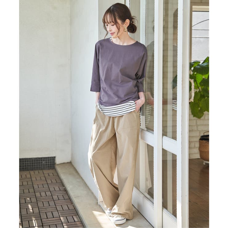 【接触冷感／速乾】ドライテックチノベイカーパンツ | ikka  | 詳細画像19 