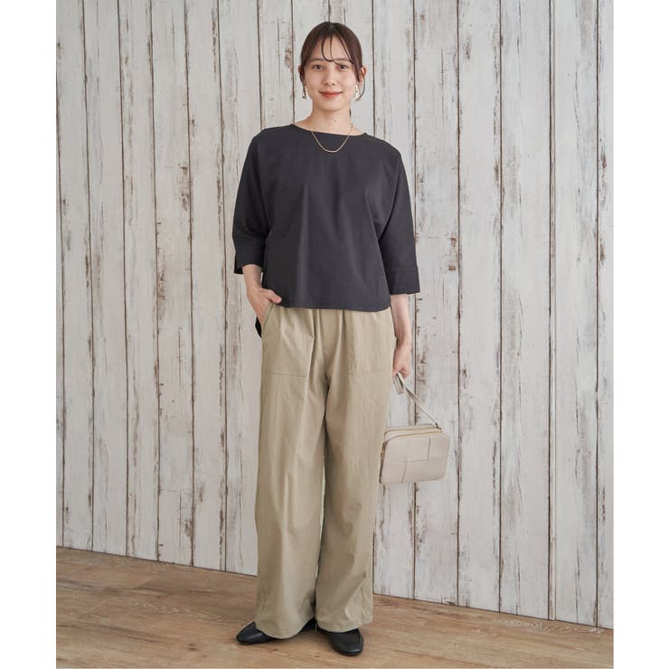 【接触冷感／速乾】ドライテックチノベイカーパンツ | ikka  | 詳細画像21 