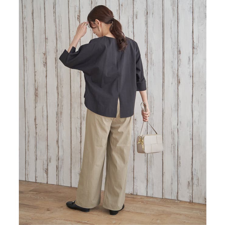 【接触冷感／速乾】ドライテックチノベイカーパンツ | ikka  | 詳細画像23 