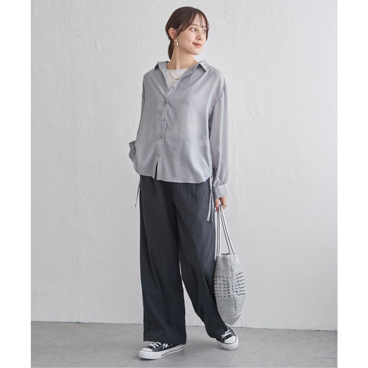 【接触冷感／速乾】ドライテックチノベイカーパンツ | ikka  | 詳細画像27 