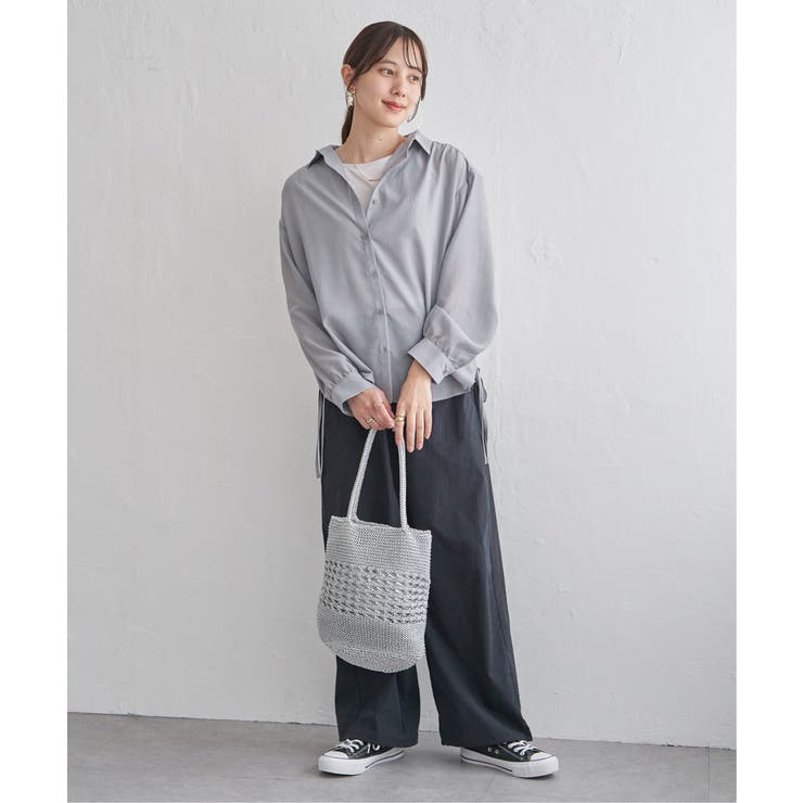 【接触冷感／速乾】ドライテックチノベイカーパンツ | ikka  | 詳細画像28 