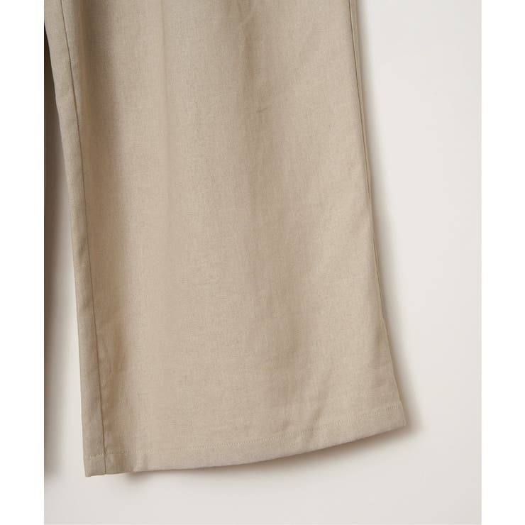 麻混ベルト付きイージーパンツ | ikka  | 詳細画像37 