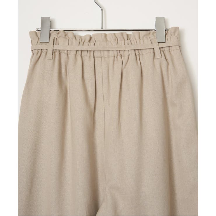 麻混ベルト付きイージーパンツ | ikka  | 詳細画像38 