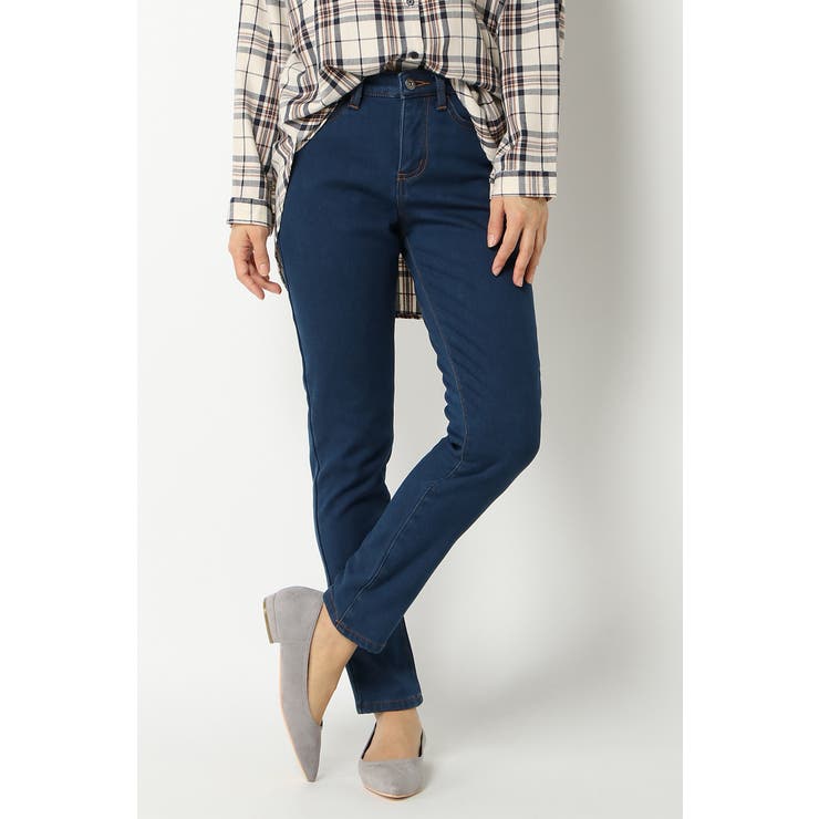 ネイビー | ボンディングスキニー | ikka 