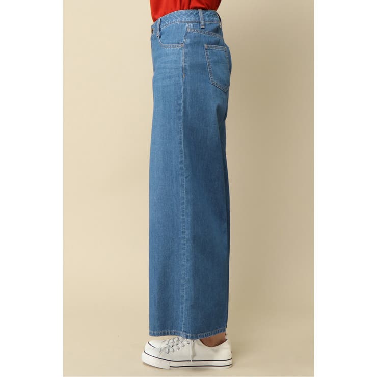 ライトオンスデニムワイドパンツ | ikka  | 詳細画像2 