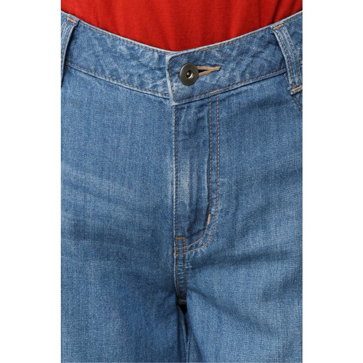 ライトオンスデニムワイドパンツ | ikka  | 詳細画像6 