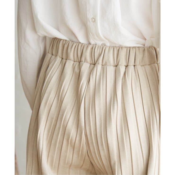 【親子コーデ】スエードライクプリーツワイドパンツ | ikka  | 詳細画像19 