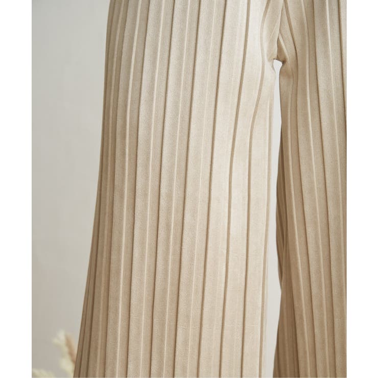 【親子コーデ】スエードライクプリーツワイドパンツ | ikka  | 詳細画像20 