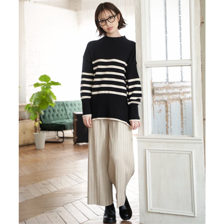 【親子コーデ】スエードライクプリーツワイドパンツ | ikka  | 詳細画像4 