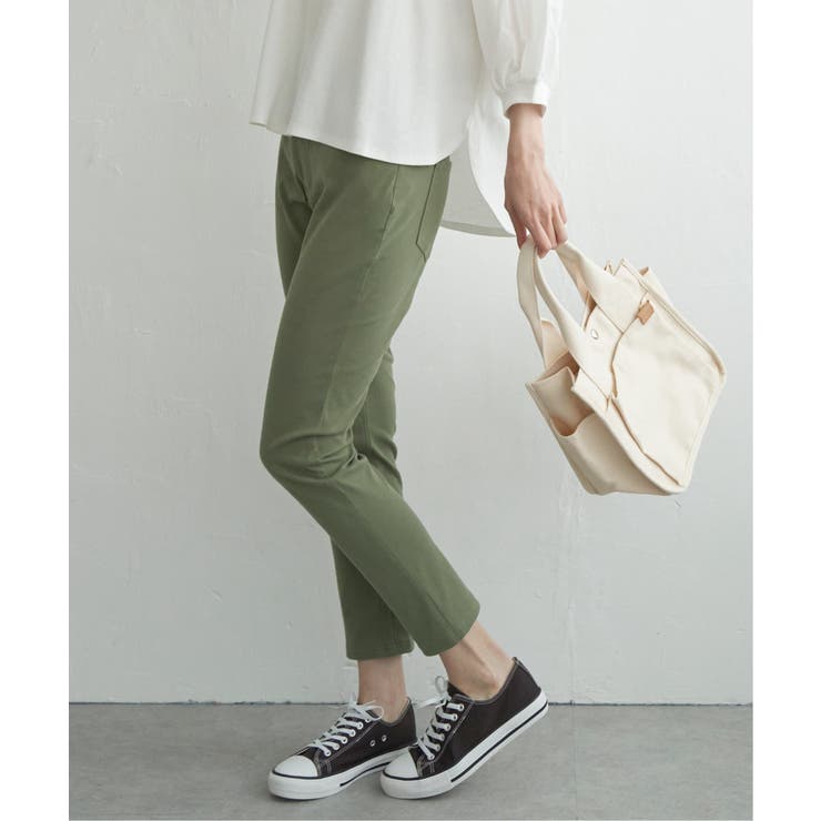 Dkグリーン | GOKU楽パンツ ストレッチスキニー | ikka 