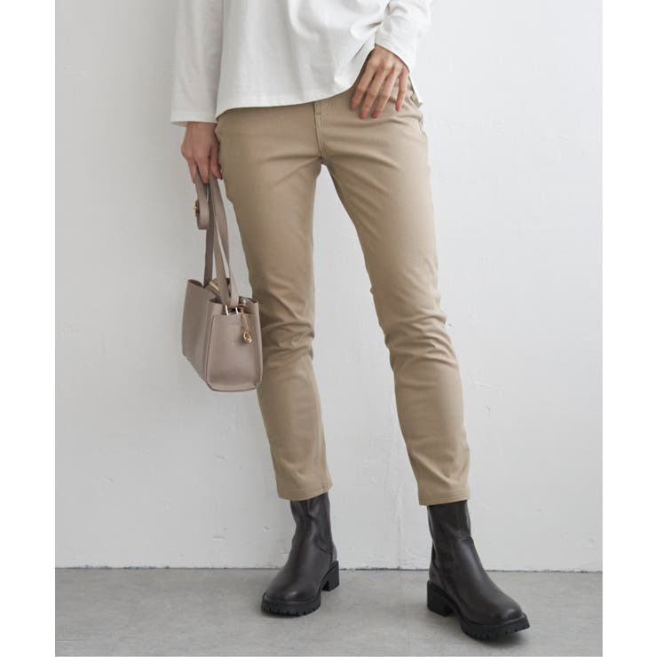 ベージュ | GOKU楽パンツ ストレッチスキニー | ikka 