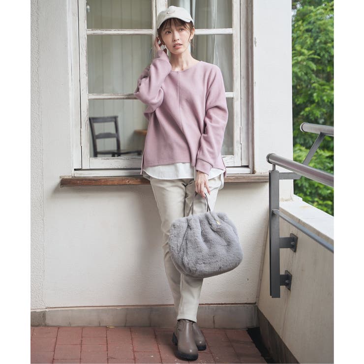 【雑誌InRed12月号掲載】GOKU楽パンツ ボンディングスキニー | ikka  | 詳細画像6 