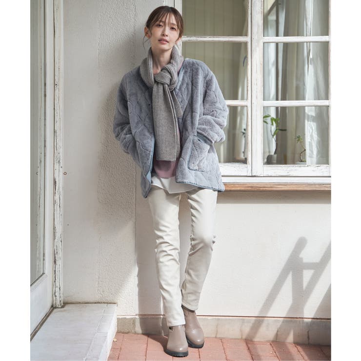 【雑誌InRed12月号掲載】GOKU楽パンツ ボンディングスキニー | ikka  | 詳細画像7 