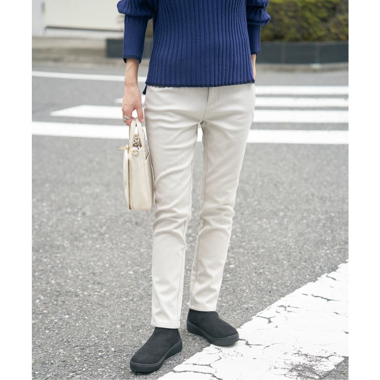 【雑誌InRed12月号掲載】GOKU楽パンツ ボンディングスキニー | ikka  | 詳細画像8 