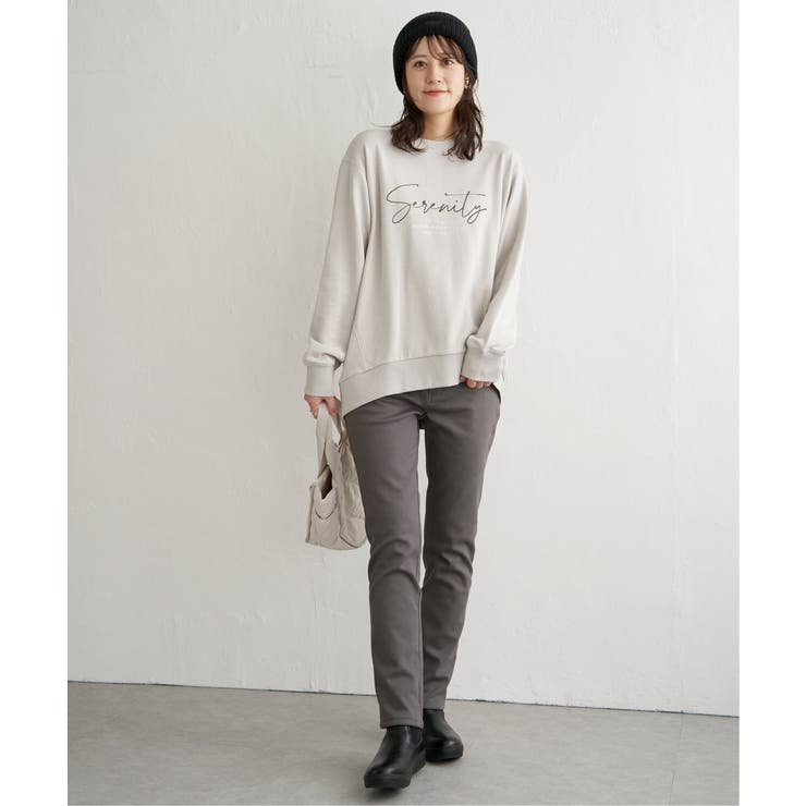 【雑誌InRed12月号掲載】GOKU楽パンツ ボンディングスキニー | ikka  | 詳細画像14 