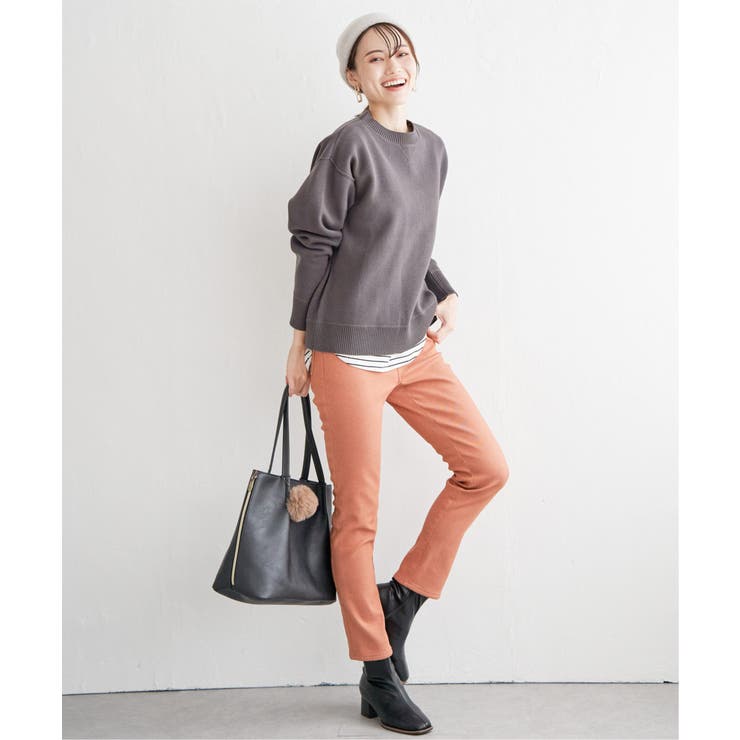 【雑誌InRed12月号掲載】GOKU楽パンツ ボンディングスキニー | ikka  | 詳細画像19 