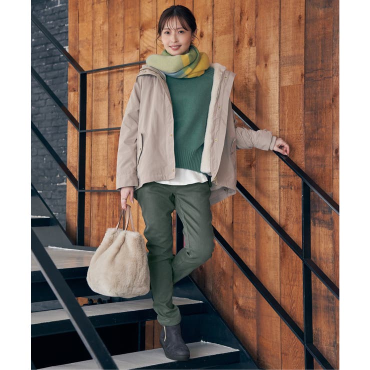 【雑誌InRed12月号掲載】GOKU楽パンツ ボンディングスキニー | ikka  | 詳細画像21 