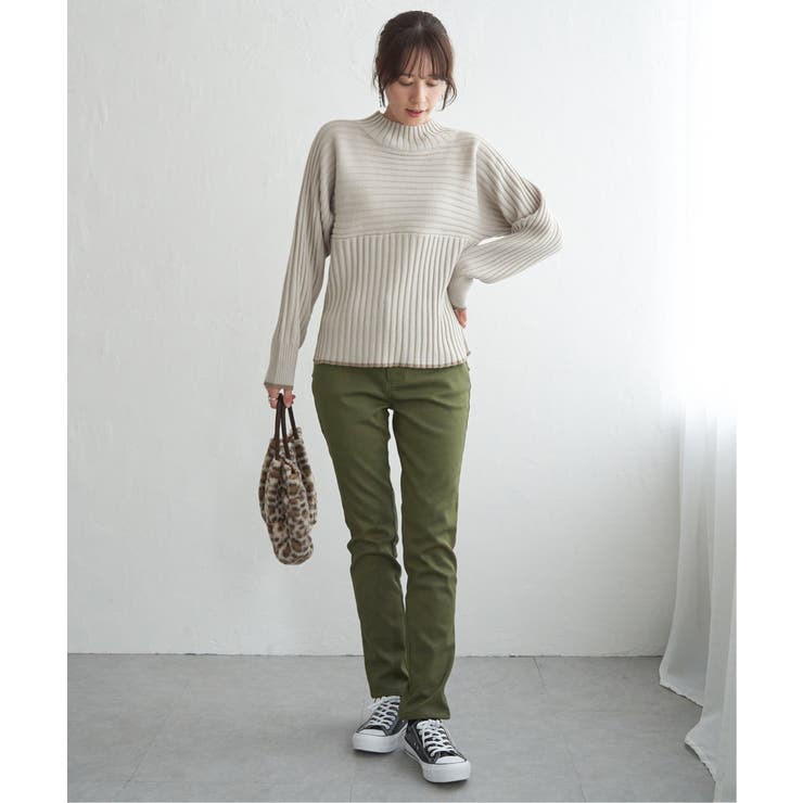 【雑誌InRed12月号掲載】GOKU楽パンツ ボンディングスキニー | ikka  | 詳細画像22 