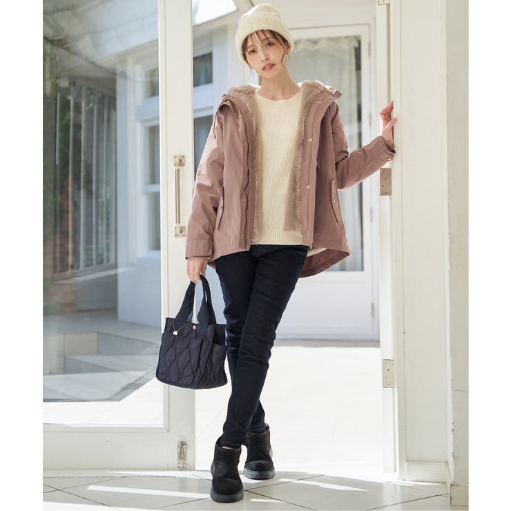 【雑誌InRed12月号掲載】GOKU楽パンツ ボンディングスキニー | ikka  | 詳細画像24 