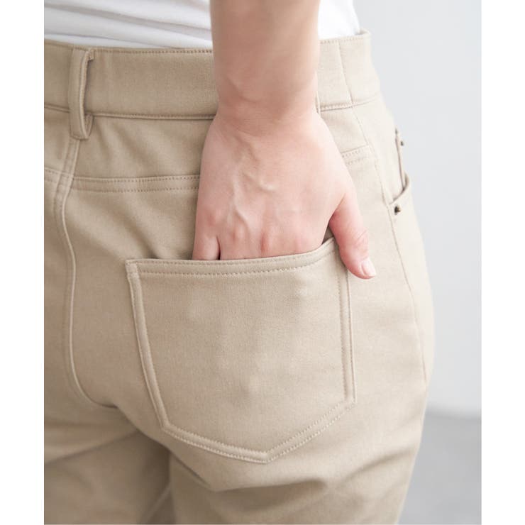 【雑誌InRed12月号掲載】GOKU楽パンツ ボンディングスキニー | ikka  | 詳細画像33 