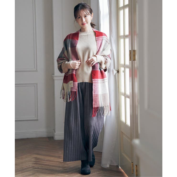 【雑誌InRed12月号掲載】スエードライクプリーツワイドパンツ【親子コーデ】 | ikka  | 詳細画像20 