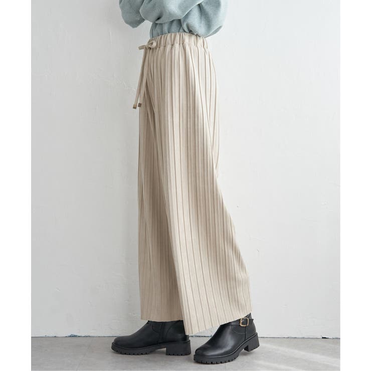 【雑誌InRed12月号掲載】スエードライクプリーツワイドパンツ【親子コーデ】 | ikka  | 詳細画像45 