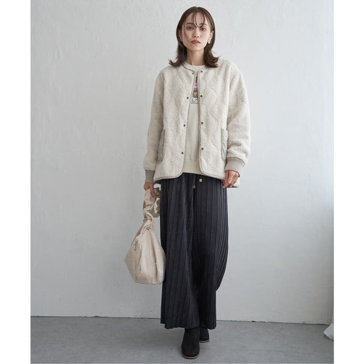 【雑誌InRed12月号掲載】スエードライクプリーツワイドパンツ【親子コーデ】 | ikka  | 詳細画像49 