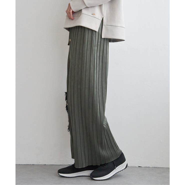 【雑誌InRed12月号掲載】スエードライクプリーツワイドパンツ【親子コーデ】 | ikka  | 詳細画像54 