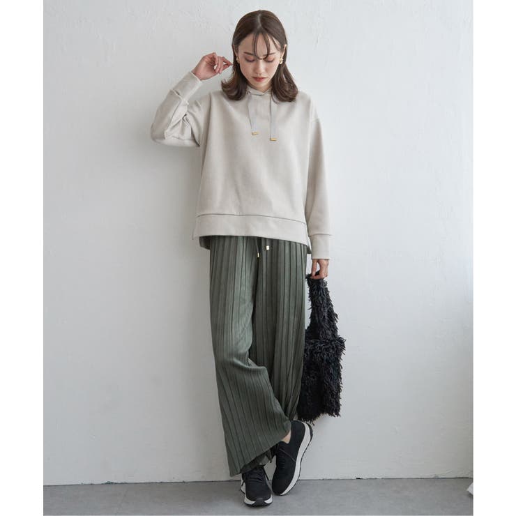 【雑誌InRed12月号掲載】スエードライクプリーツワイドパンツ【親子コーデ】 | ikka  | 詳細画像56 