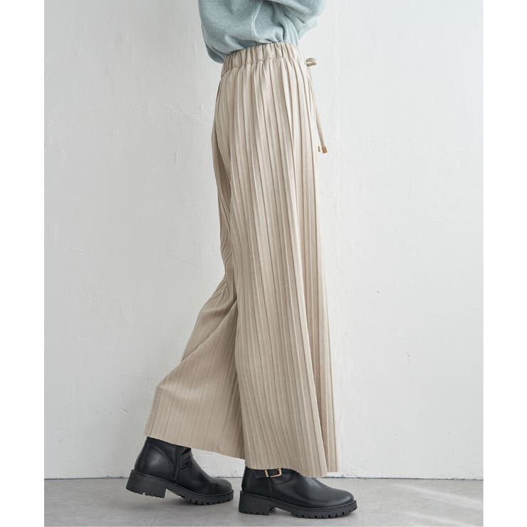 【雑誌InRed12月号掲載】スエードライクプリーツワイドパンツ【親子コーデ】 | ikka  | 詳細画像57 