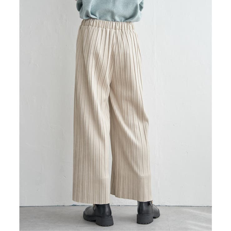 【雑誌InRed12月号掲載】スエードライクプリーツワイドパンツ【親子コーデ】 | ikka  | 詳細画像58 