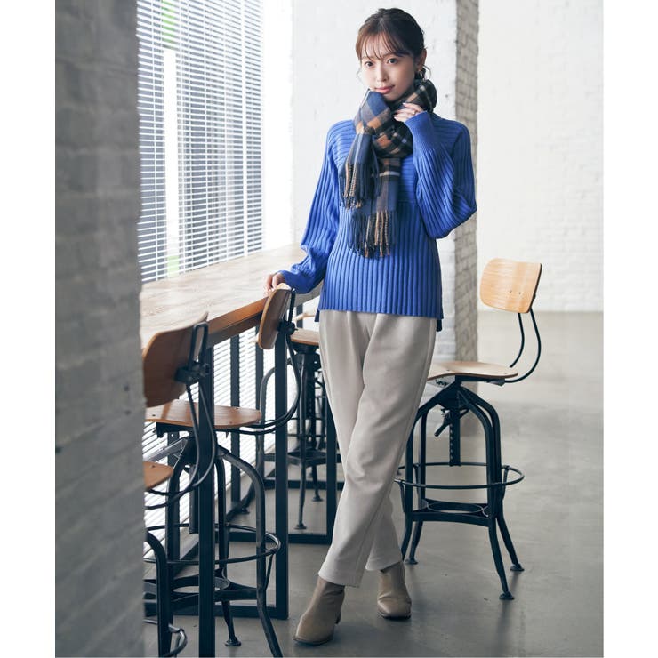 GOKU楽フェイクスエードテーパードパンツ | ikka  | 詳細画像7 