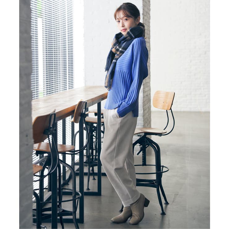 GOKU楽フェイクスエードテーパードパンツ | ikka  | 詳細画像8 