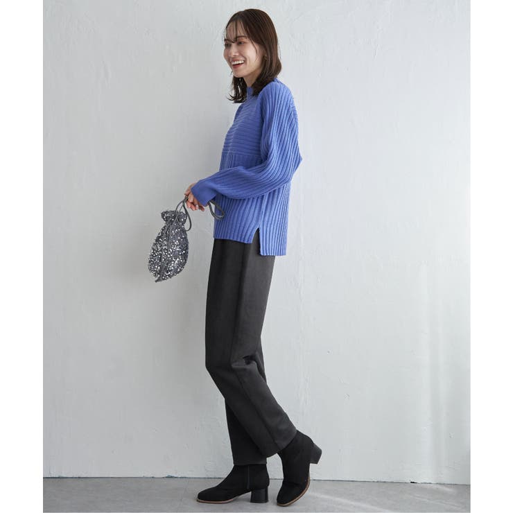 GOKU楽フェイクスエードテーパードパンツ | ikka  | 詳細画像17 