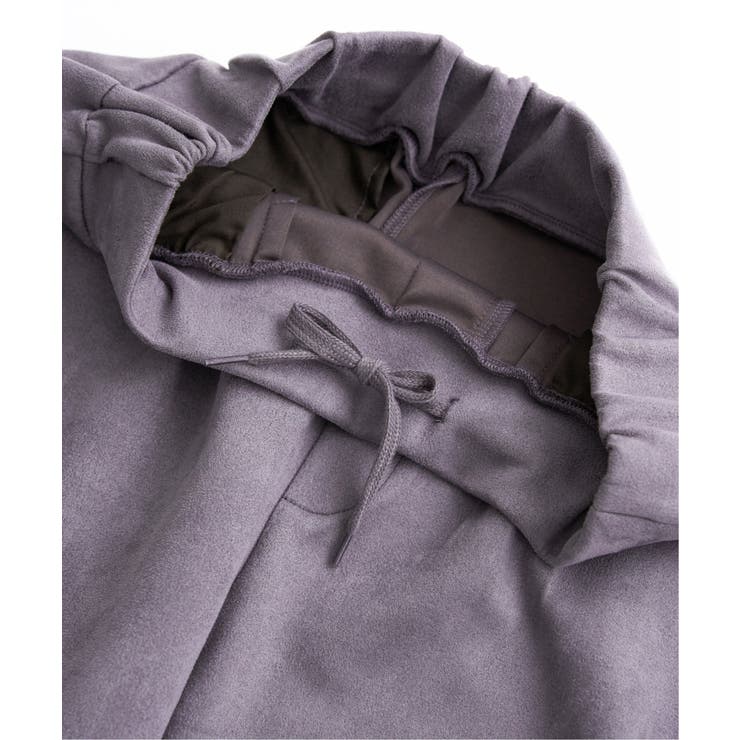 GOKU楽フェイクスエードテーパードパンツ | ikka  | 詳細画像28 