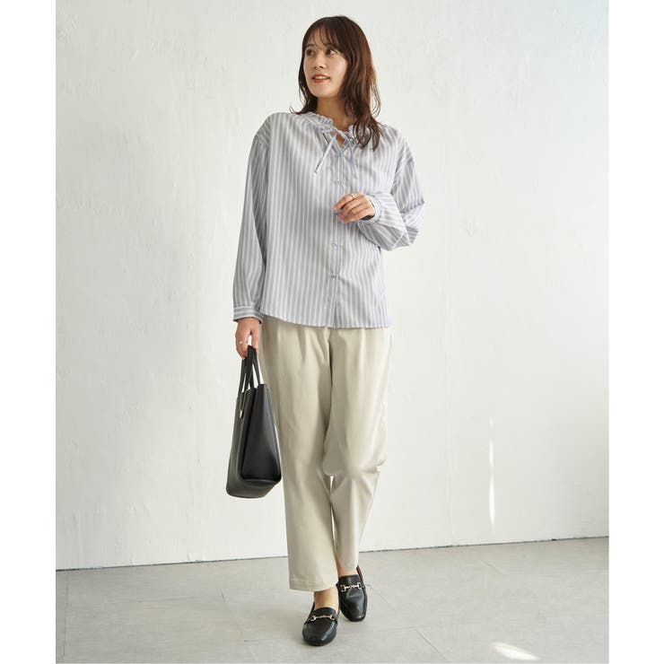 【雑誌InRed11月号掲載】GOKU楽パンツ テーパード【親子コーデ】 | ikka  | 詳細画像9 