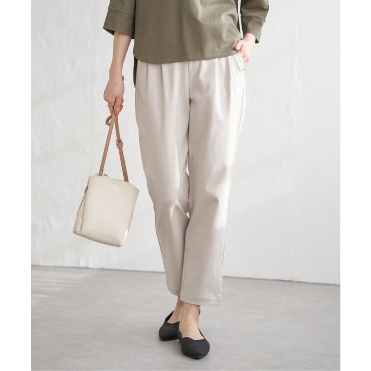 【雑誌InRed11月号掲載】GOKU楽パンツ テーパード【親子コーデ】 | ikka  | 詳細画像10 