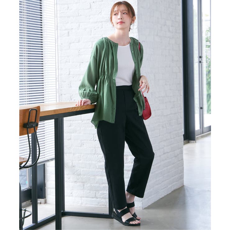 【雑誌InRed11月号掲載】GOKU楽パンツ テーパード【親子コーデ】 | ikka  | 詳細画像16 