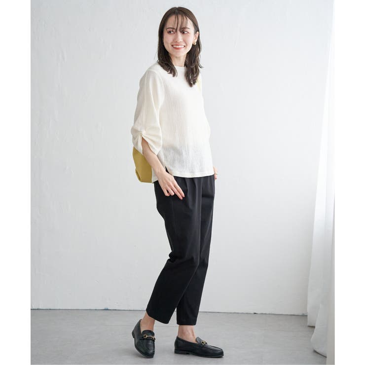 【雑誌InRed11月号掲載】GOKU楽パンツ テーパード【親子コーデ】 | ikka  | 詳細画像17 