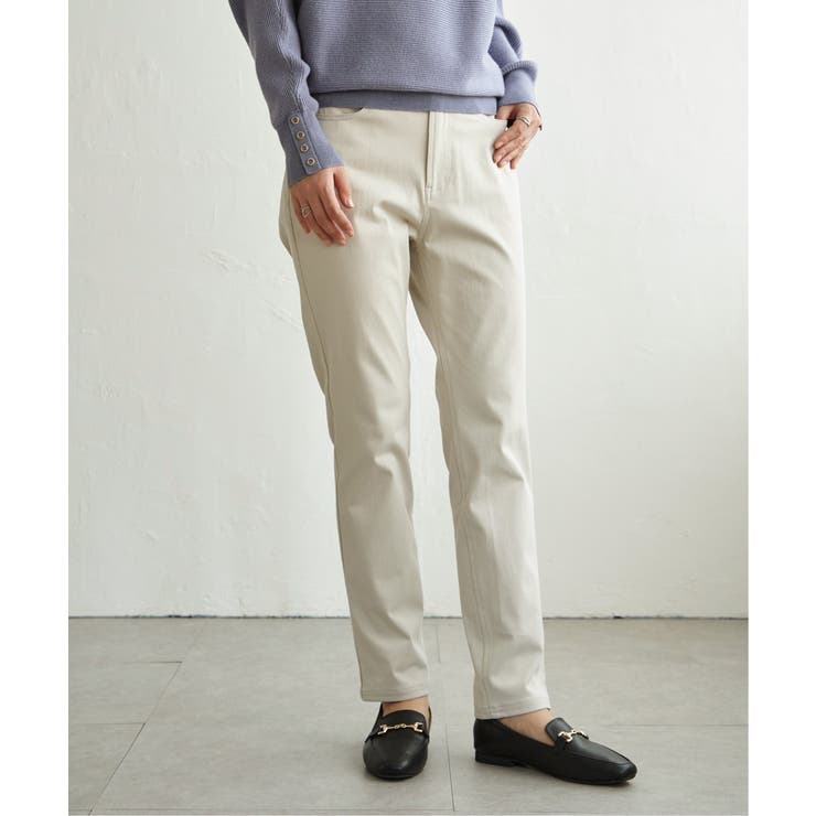 オフホワイト | GOKU楽パンツ スリムストレート | ikka 