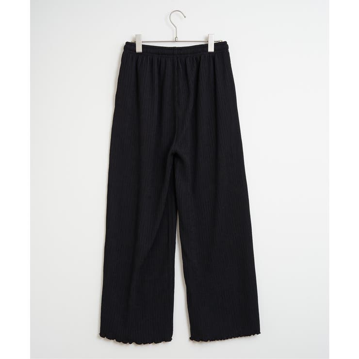 ジャガードプリーツワイドパンツ | ikka  | 詳細画像25 