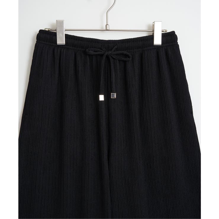 ジャガードプリーツワイドパンツ | ikka  | 詳細画像26 