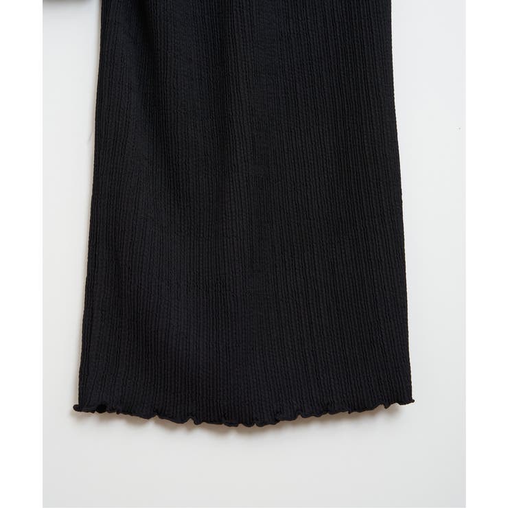 ジャガードプリーツワイドパンツ | ikka  | 詳細画像28 