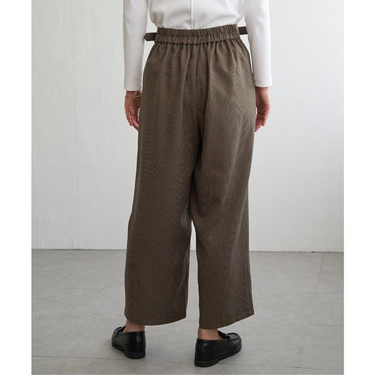 ツイルサイドベルトワイドパンツ | ikka  | 詳細画像25 