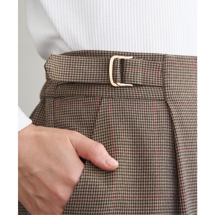 ツイルサイドベルトワイドパンツ | ikka  | 詳細画像30 