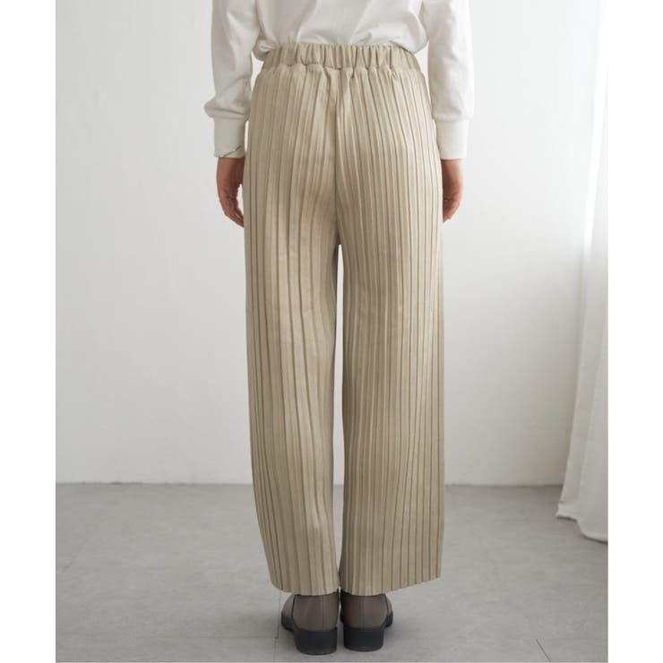 【雑誌InRed12月号掲載】スエードライクプリーツワイドパンツ【親子コーデ】  | ikka  | 詳細画像31 